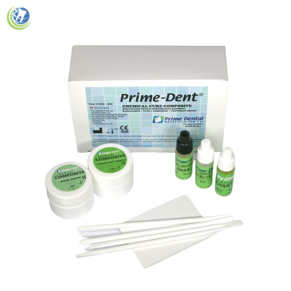 Dental Composite Self Cure Resin 5 gr x 5 gr with Bonding & Etchant Kit