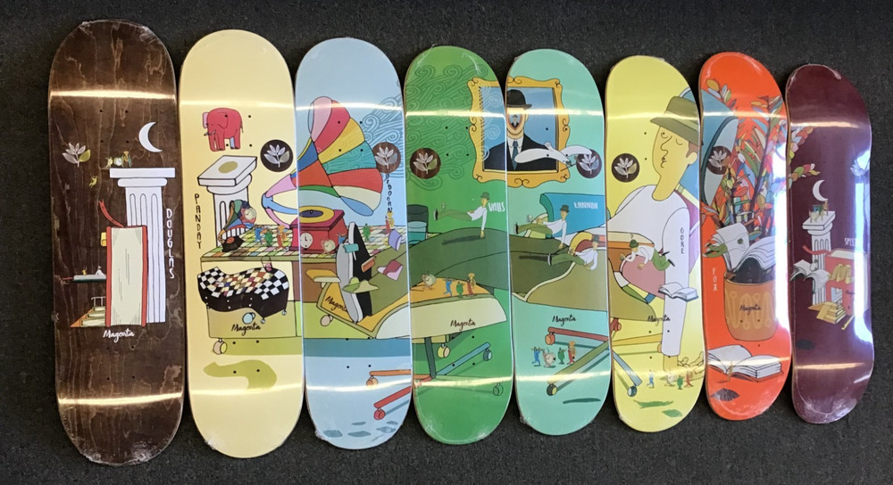 magenta skateboards 8 board series