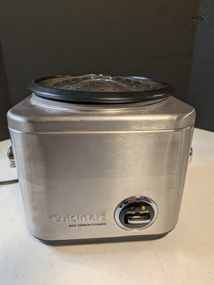 Cuisinart Rice Cooker/Steamer CRC-400 4 Cup Capacity Tested Working