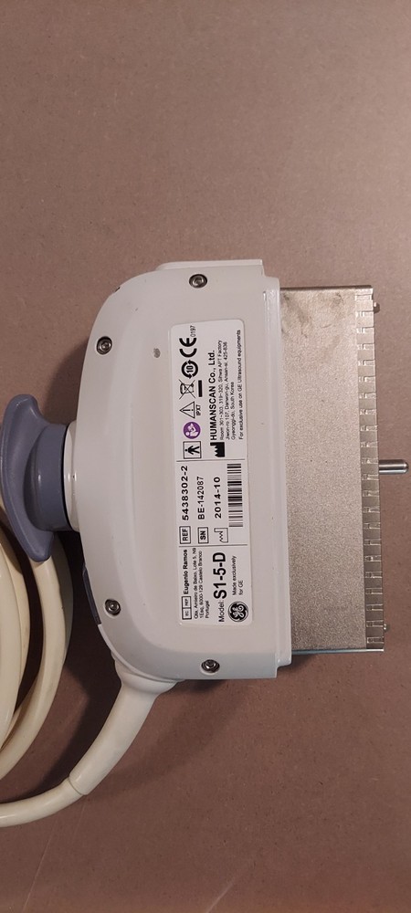 GE S1-5-D Sector Phased Array Ultrasound Transducer **Not Tested **