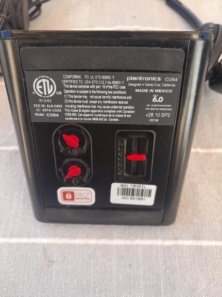 Pre-owned Plantronics CS540 Headset System Black