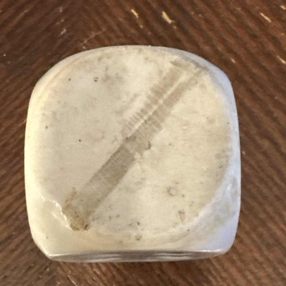 Vintage Ceramic Japan Single Dice Ashtray.