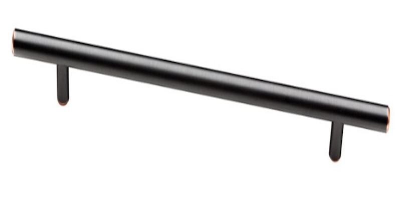 (12 Pack) 6-5/16" Builder's Program Steel Bar Pull Bronze with Copper Highlights