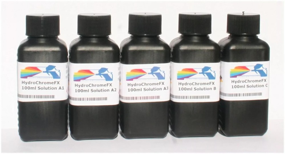 HydroChrome Spray system silver concentrates chemicals 2L coating