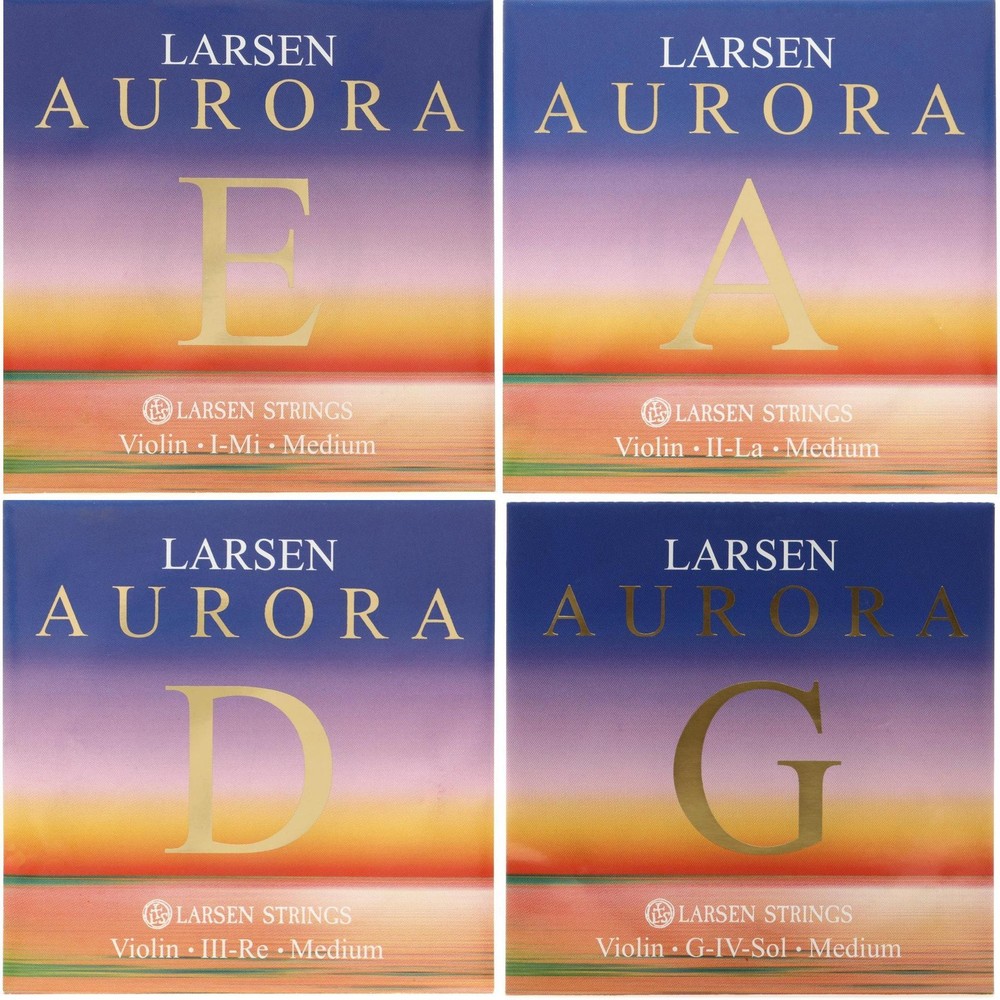 Larsen Aurora Violin String Set - 4/4 Size