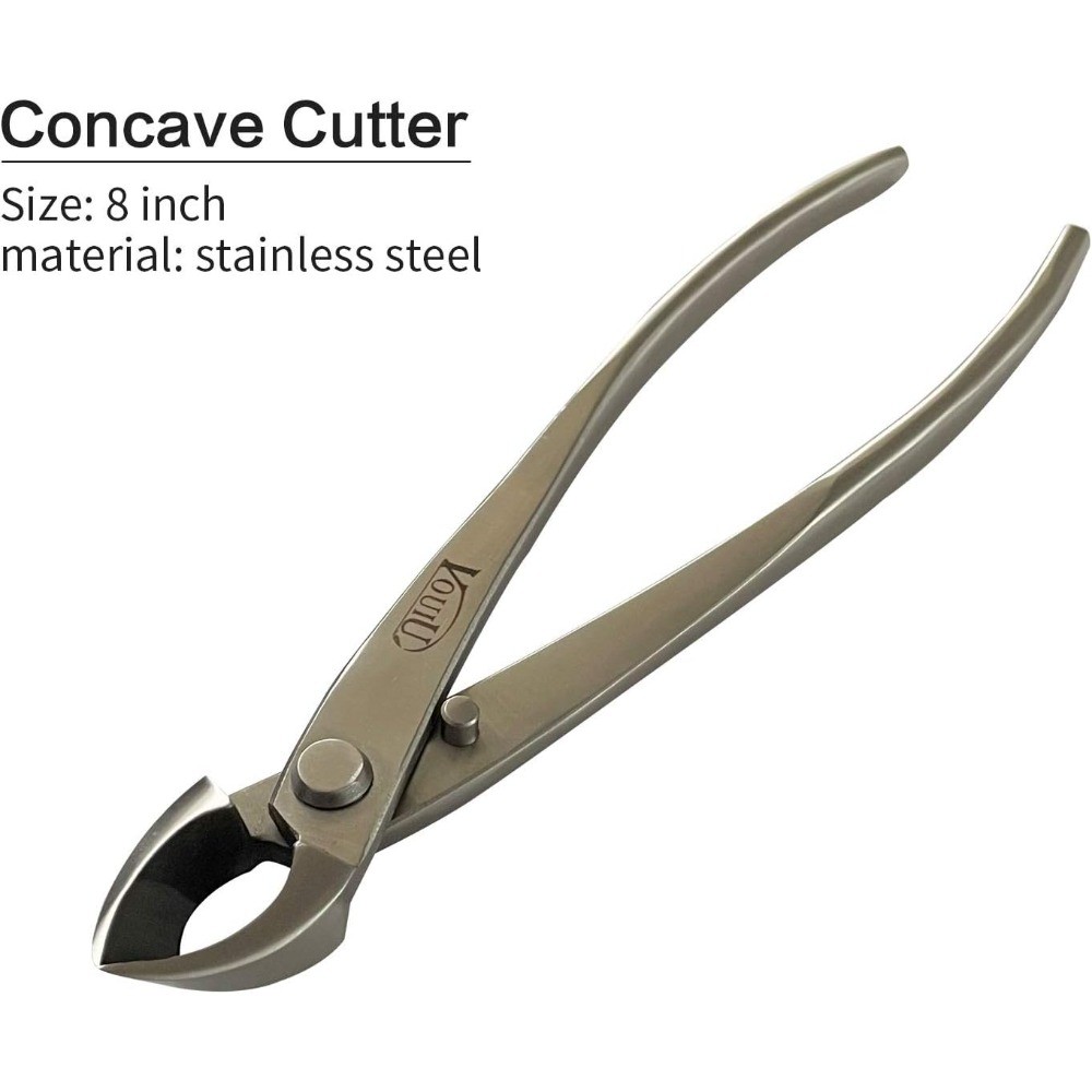 6-Piece Bonsai Tool Set, Knob Cutter, Trunk Splitter, Cutters & Pliers