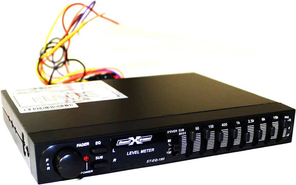 7 Band Passive Stereo Graphic Equalizer with Fader Control ST-EQ-180