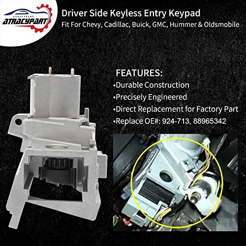 Ignition Lock Cylinder | Replacement for 2000-2009 Chevy, Cadillac, Housing