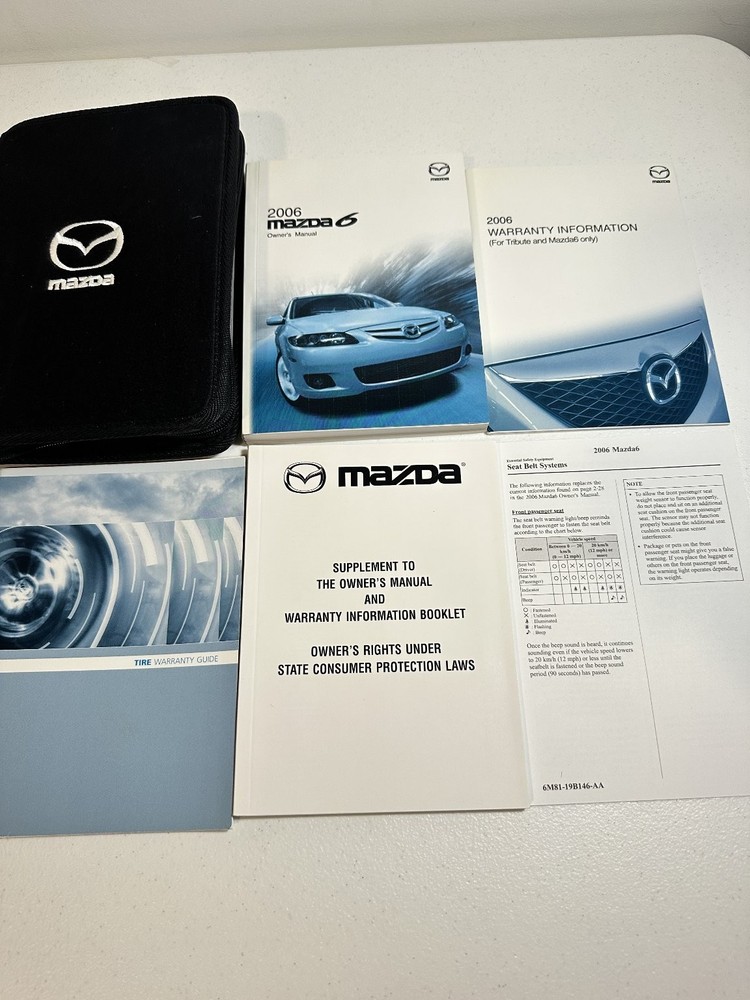 2006 Mazda6 Owner's Manual