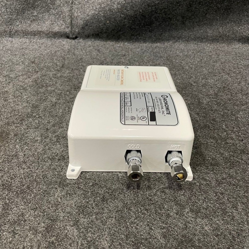 CHRONOMITE Instant Flow C Micro Point of Use Thermostatic Tankless Water Heater