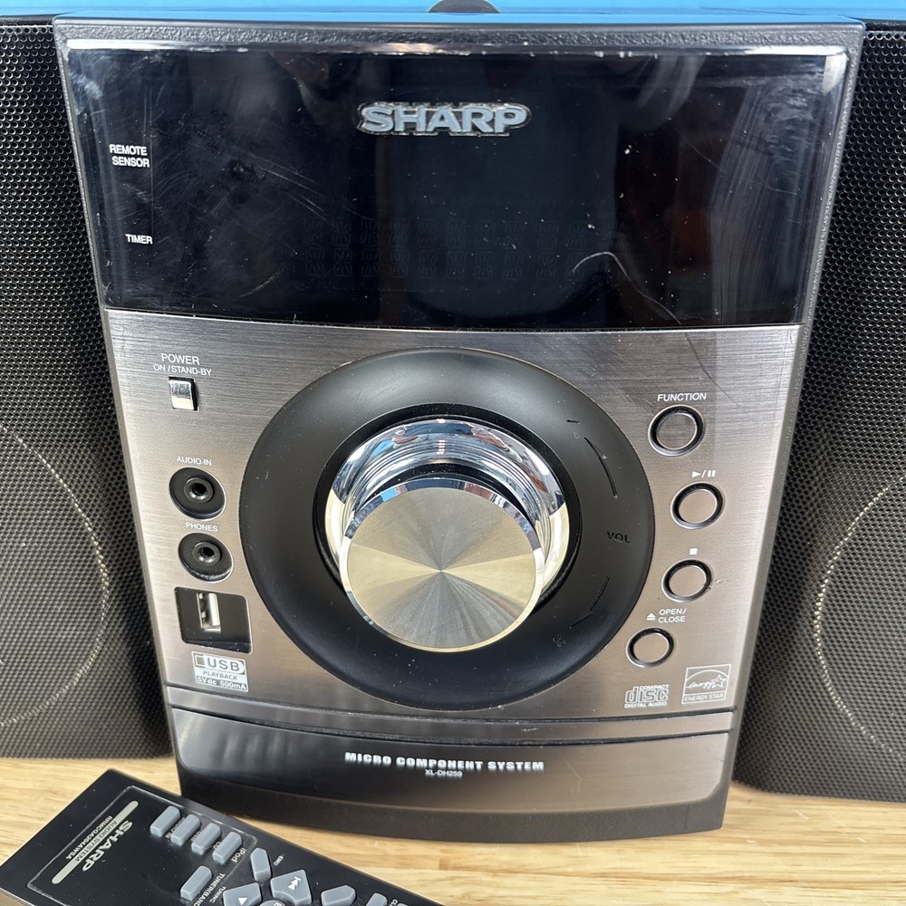SHARP XL-DH259 Micro Component Stereo System USB/iPod/AUX (CD DOES NOT WORK)