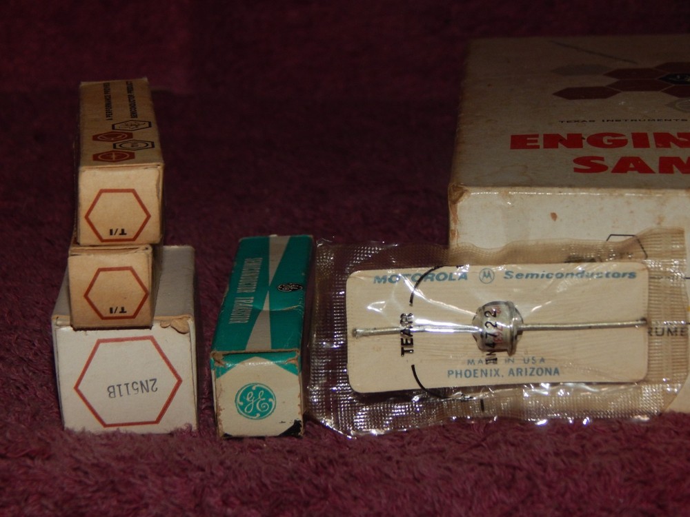 Vintage Electrical Engineering Samples Diodes Rectifiers Transistors & More