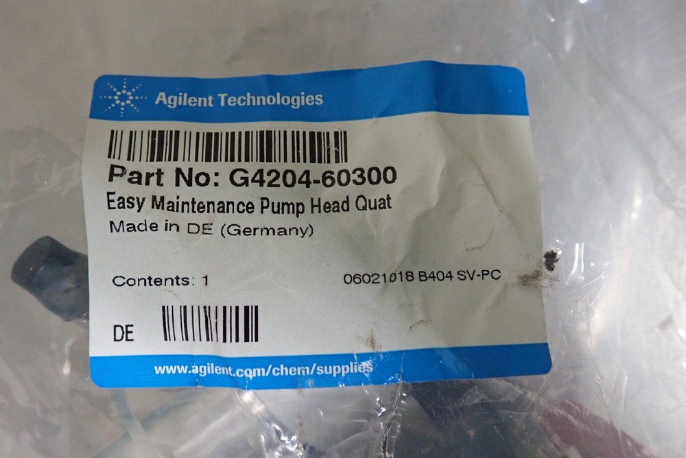 Agilent Technologies G4204-60300 Easy Maintenance Pump Head Quat