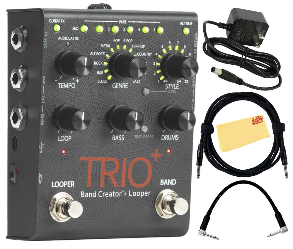 DigiTech Trio+ Band Creator and Looper w/ Power Supply