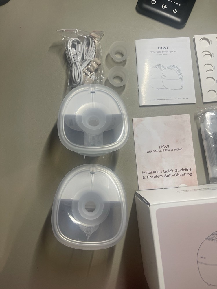 NCVI Double Wearable Breast Pump Hands-Free