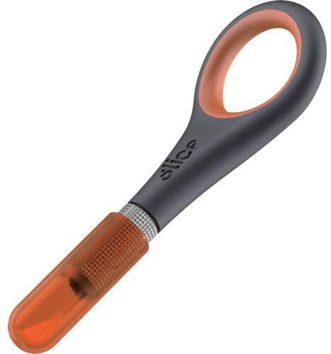 Slice Precision Ceramic Knife, Unique Ring Handle With Finger Grip