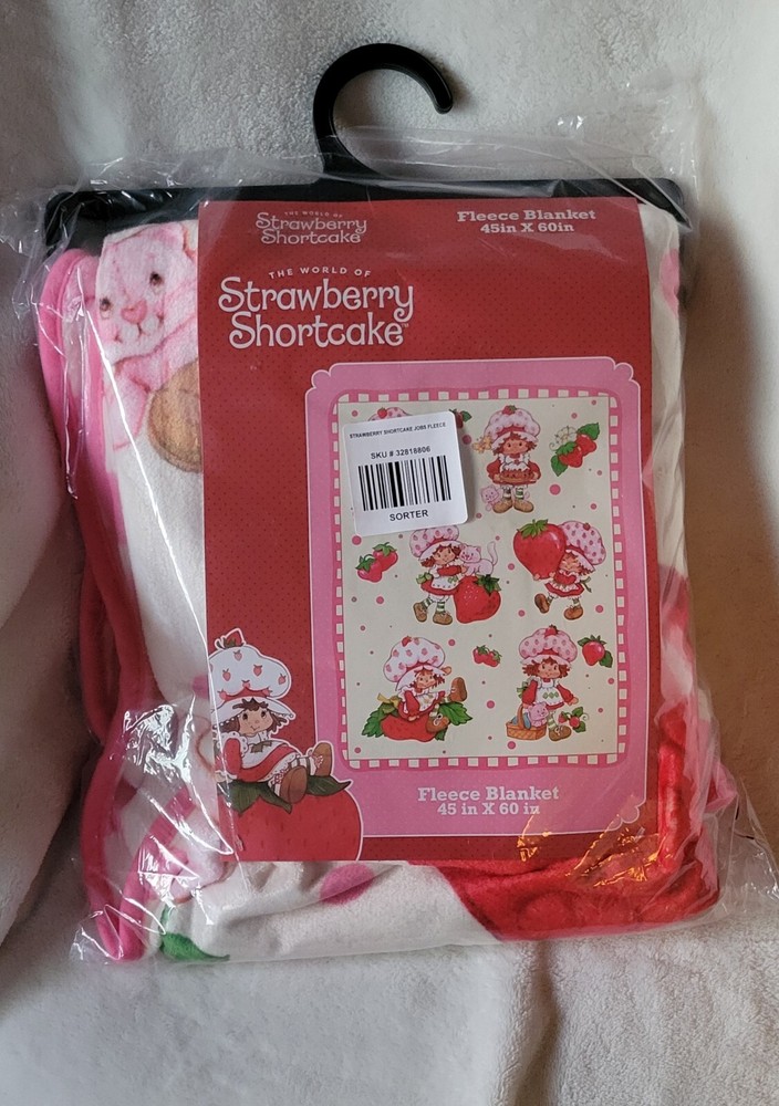 Strawberry Shortcake Multi Portrait Fleece Throw