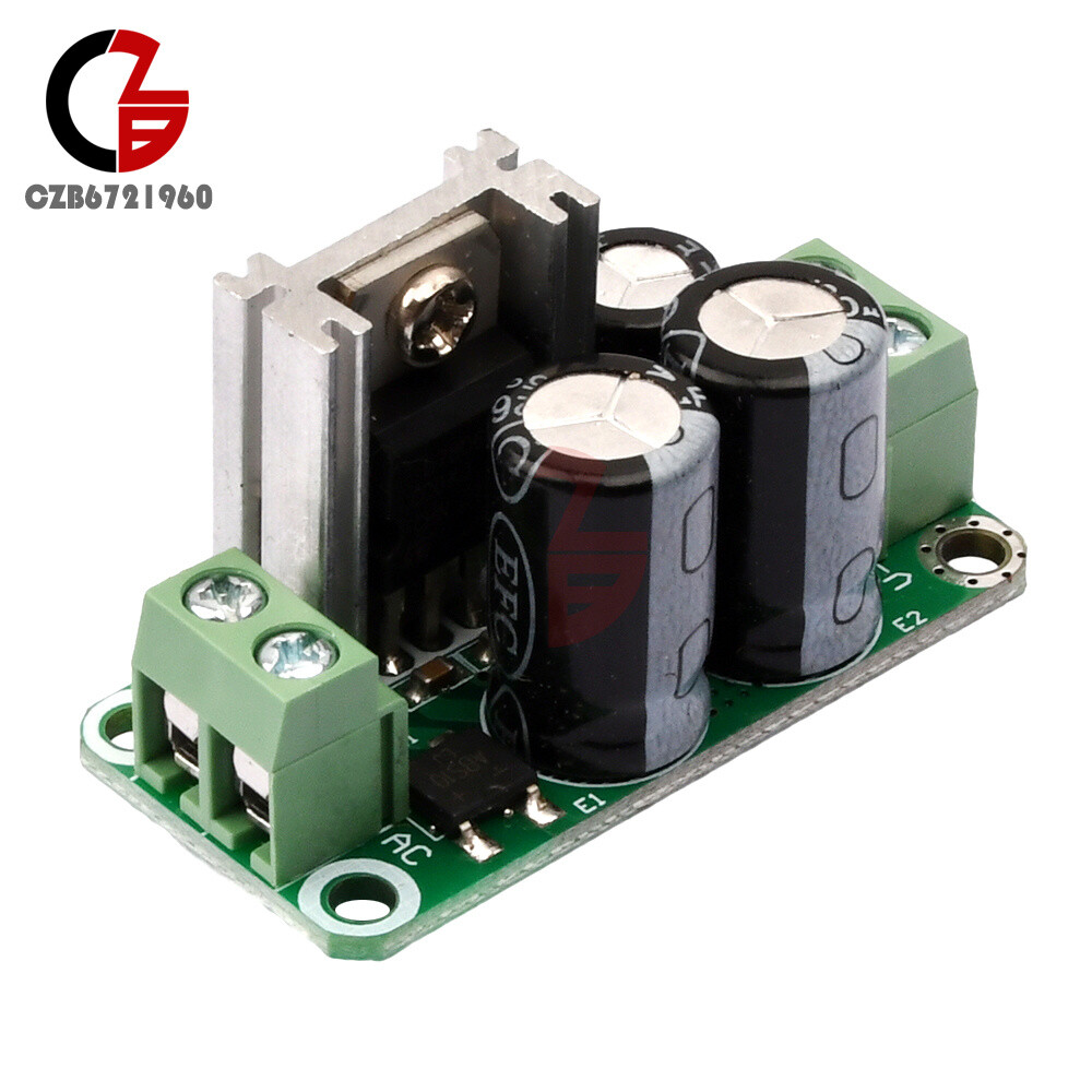 Single Regulated Power Supply Module DC 5/9/12/15/24V Rectifier Filter Board 1A