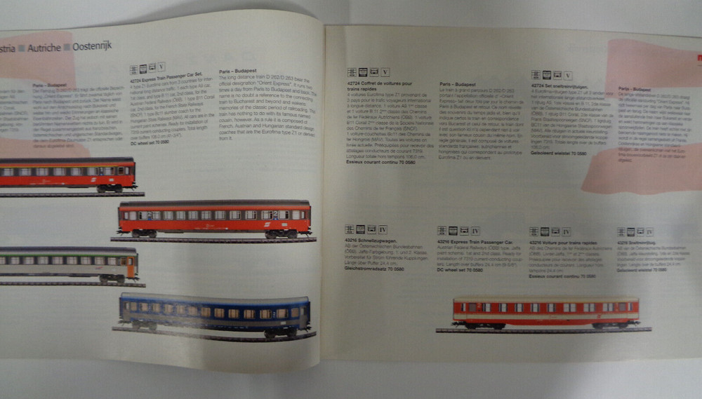 2000 MARKLIN 20TH ANNIVERSARY DEALER PACKET SET
