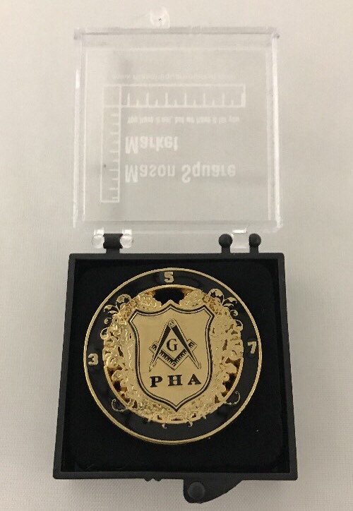 Freemason Masonic 357 PHA Lapel Pin
