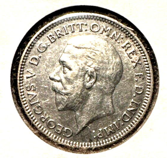 Great Britain 1930 six pence KM 832 Unc