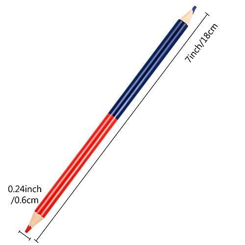 Checking Pencils Red and Blue Erasable Pencils Pre-Sharpened #2 HB for Checking
