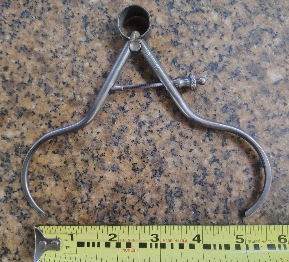 🗽VINTAGE STARRETT 5" OD CALIPER
