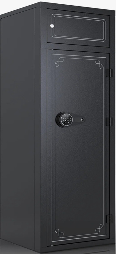 Biometric Rifle Safe Quick Access Gun Cabinet Secure Storage Steel Lock System
