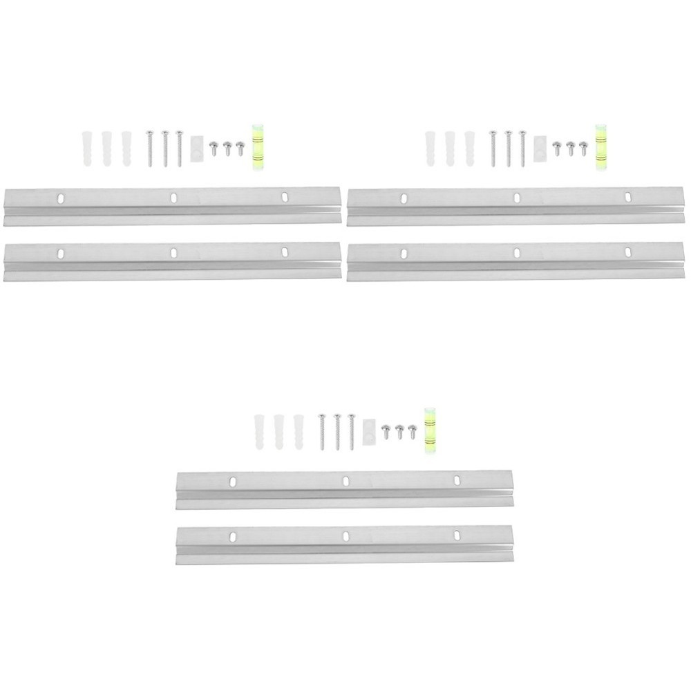 3 Sets Picture Frame Hardware Wall Mounting Interlocking Brackets