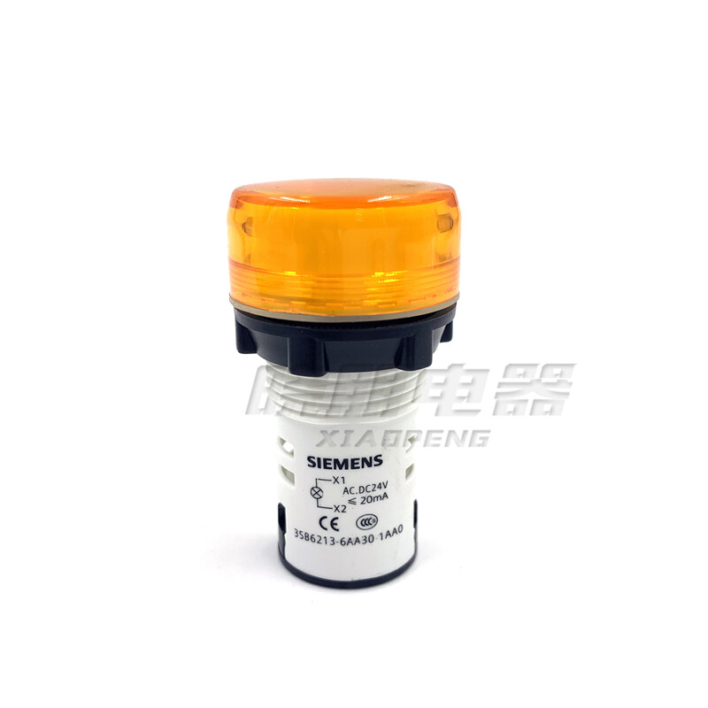 2PCS NEW indicator light 3SB6213-6AA30-1AA0 SIEMENS