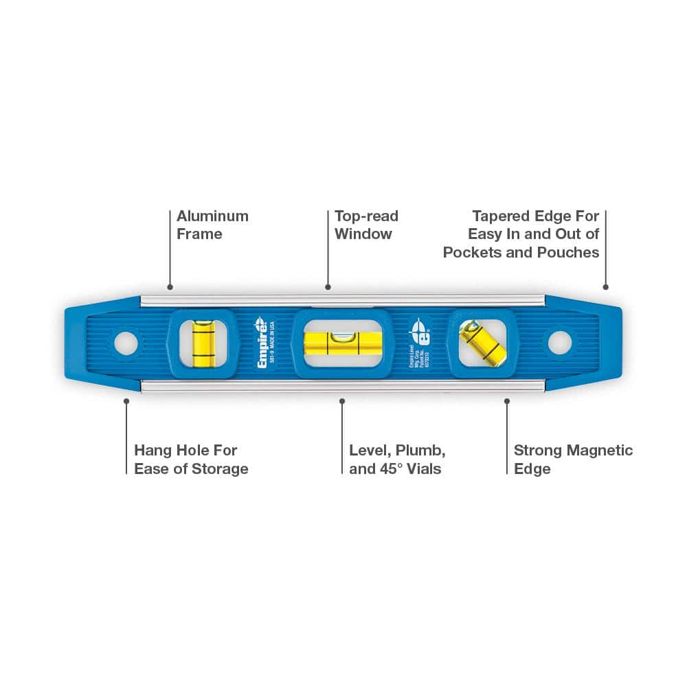 9 In. Torpedo Level