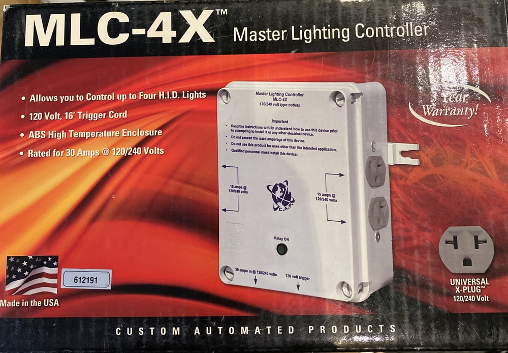 C.A.P MLC-4X Master Lighting Controller 120/240v Type Outlets