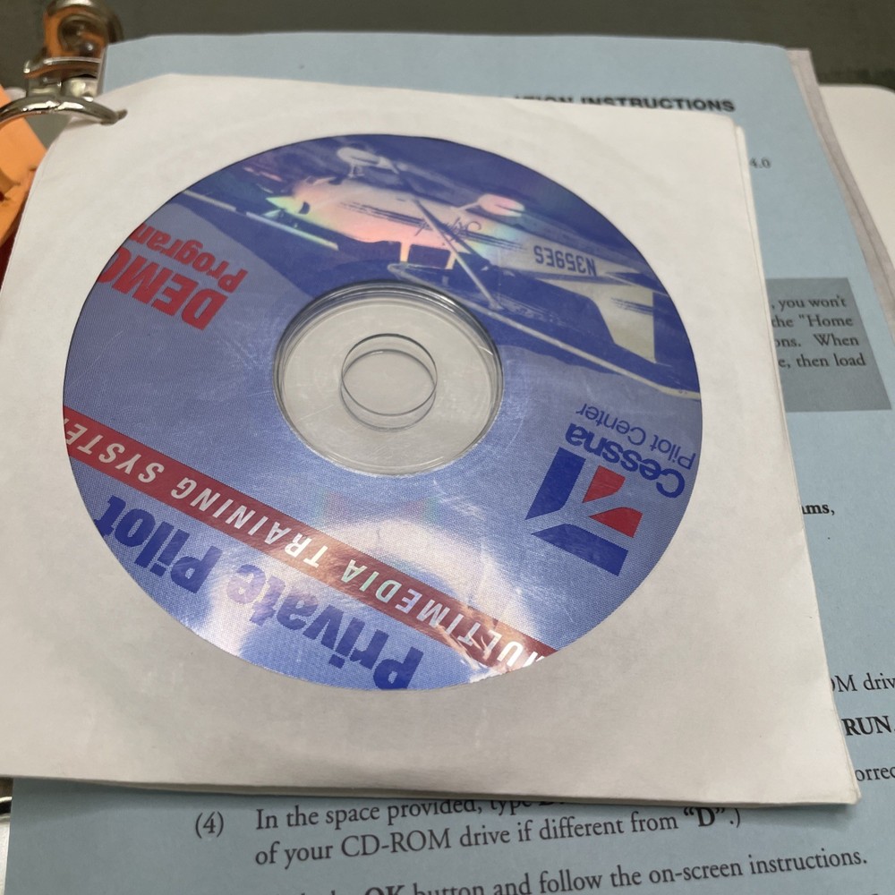 Cessna Private Pilot Cleared For Take Off Multimedia Training 31 Computer Discs