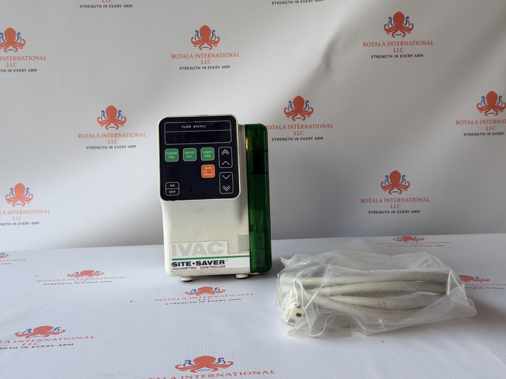 AC Site-Saver Volumetric Controller Infusion Pump Unit w/ Cable - AS IS