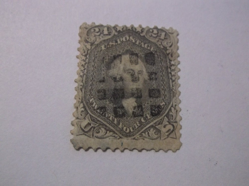 US #78 Used Twenty Four Cent Stamp SCV $350.00