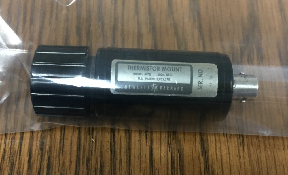 HP Model 477B Thermistor Mount 200Ω NEG
