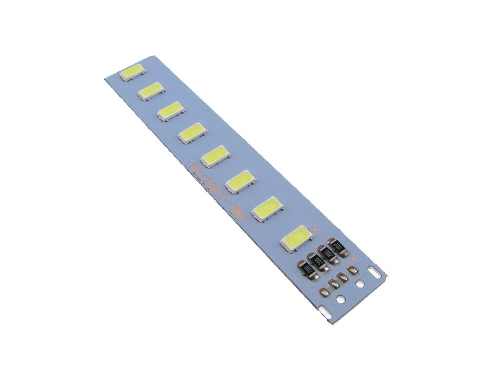 Night Light 8 LED Lamp Aluminum Panel 5VDC 5730 - Cool White
