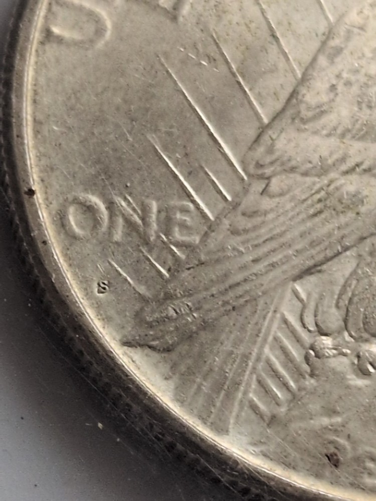 1925-S Peace Dollar Uncirculated Original
