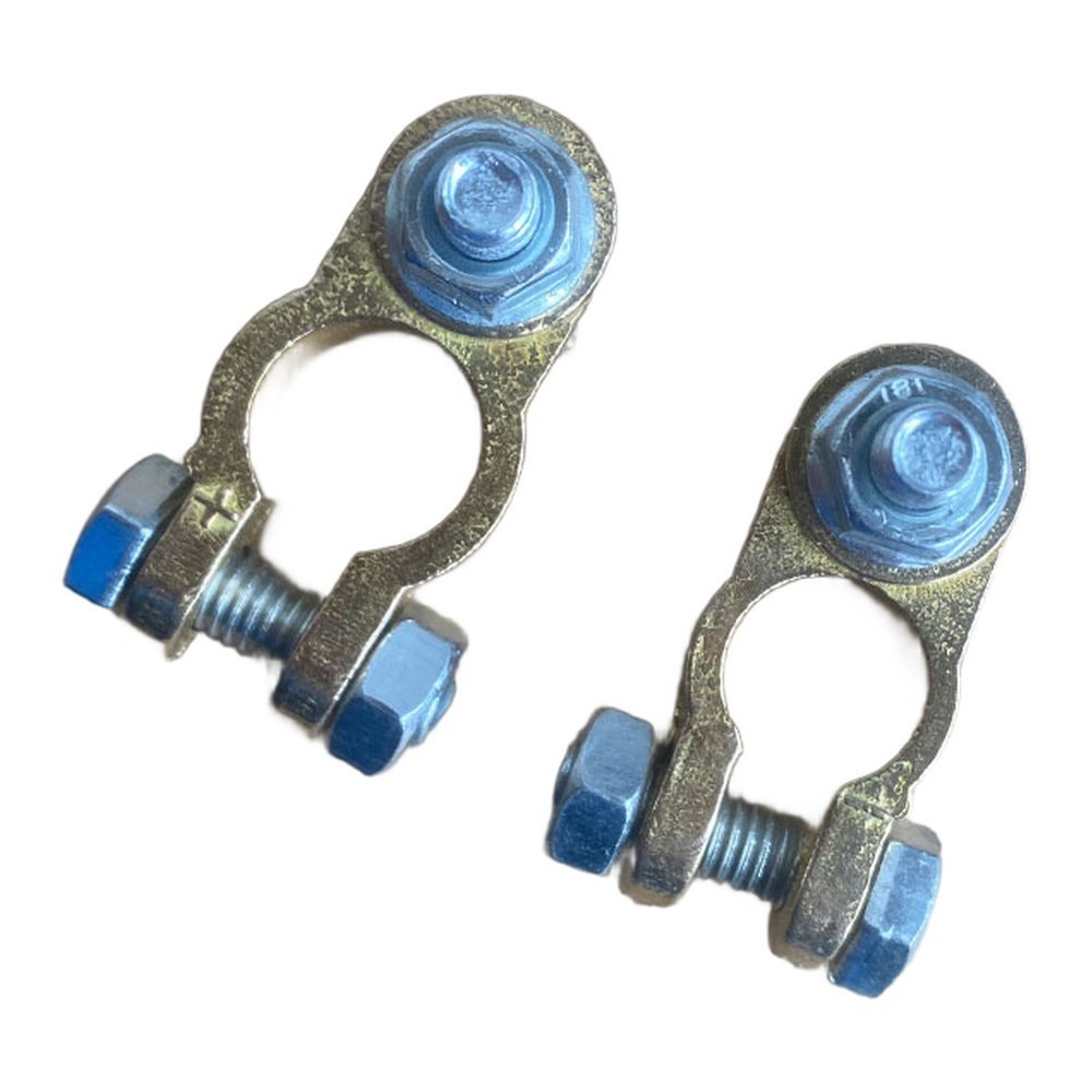 Complete Pair Battery Terminal Clamps for Reliable Connection Stability