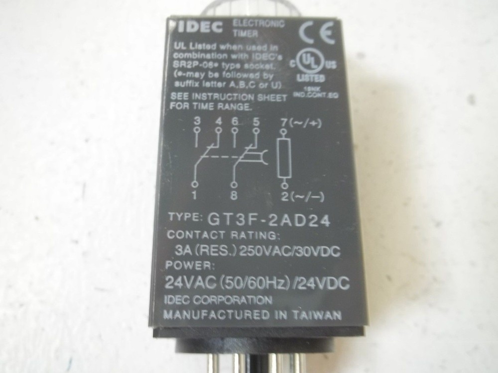 IDEC GT3F-2AD24 ELECTRONIC TIMER 24VAC/DC NSMP