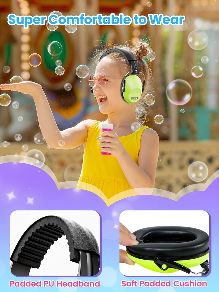 Noise Blocking Ear Protection Muffs 27.4SNR 1 Pack