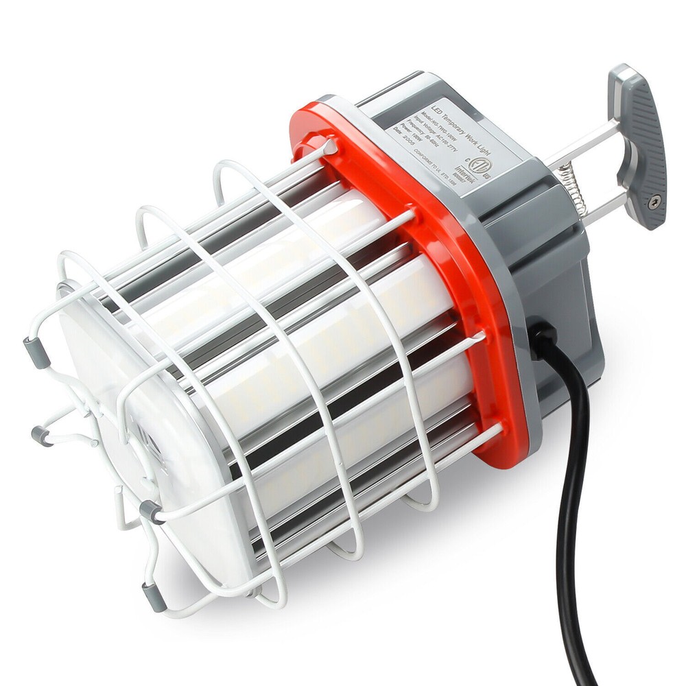 100W 5000K Linkable LED Temporary Jobsite Work Light Construction Lamp Daylight