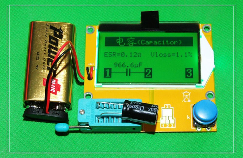 LCR-T4 ESR Meter Transistor Tester Diode Triode Capacitance SCR Inductance M12