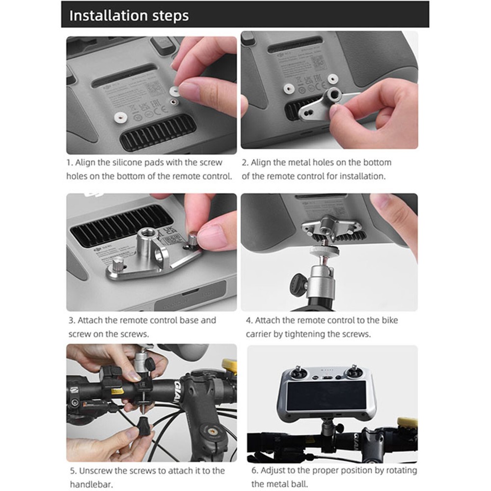 Remote Control Riding Bracket Accessories For RC/RC 2 Remote Control with Screen