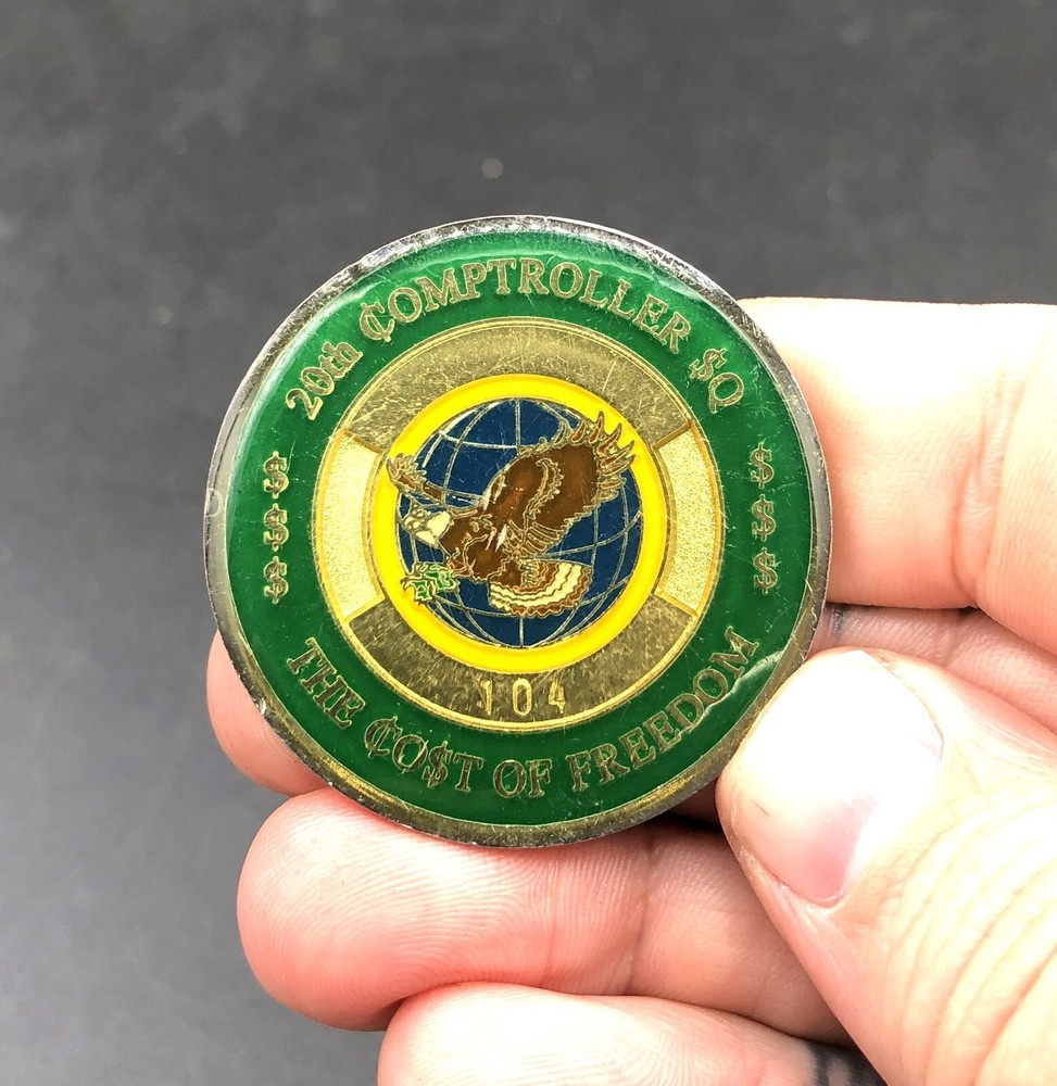 USAF 20th Comptroller Squadron Shaw AFB SC Challenge Coin/ Token