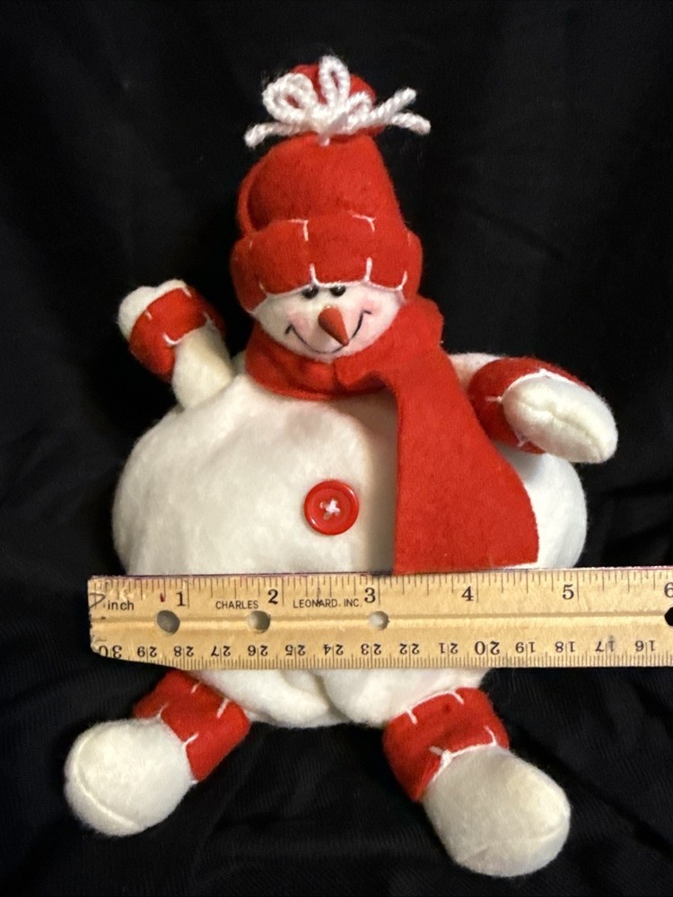 Handmade Snowman Plush Softy