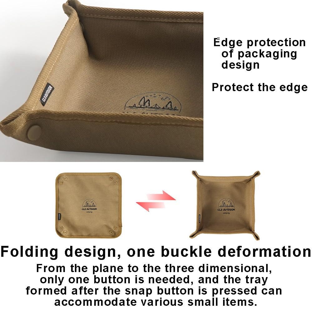 Sturdy Lightweight Resilient Robust Easy-To-Use Heavy-Duty Foldable Storage Tray