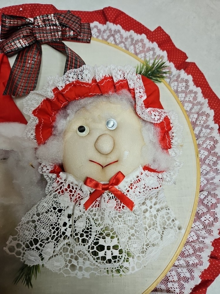 Wall hanging Mr. & Mrs Clause Homemade
