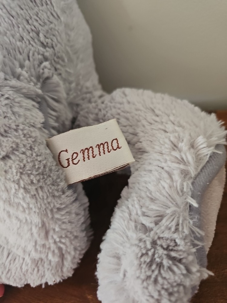 Large GEMMA Plush Grey BUNNY RABBIT Christopher Collection 50cm Approx Stuffed
