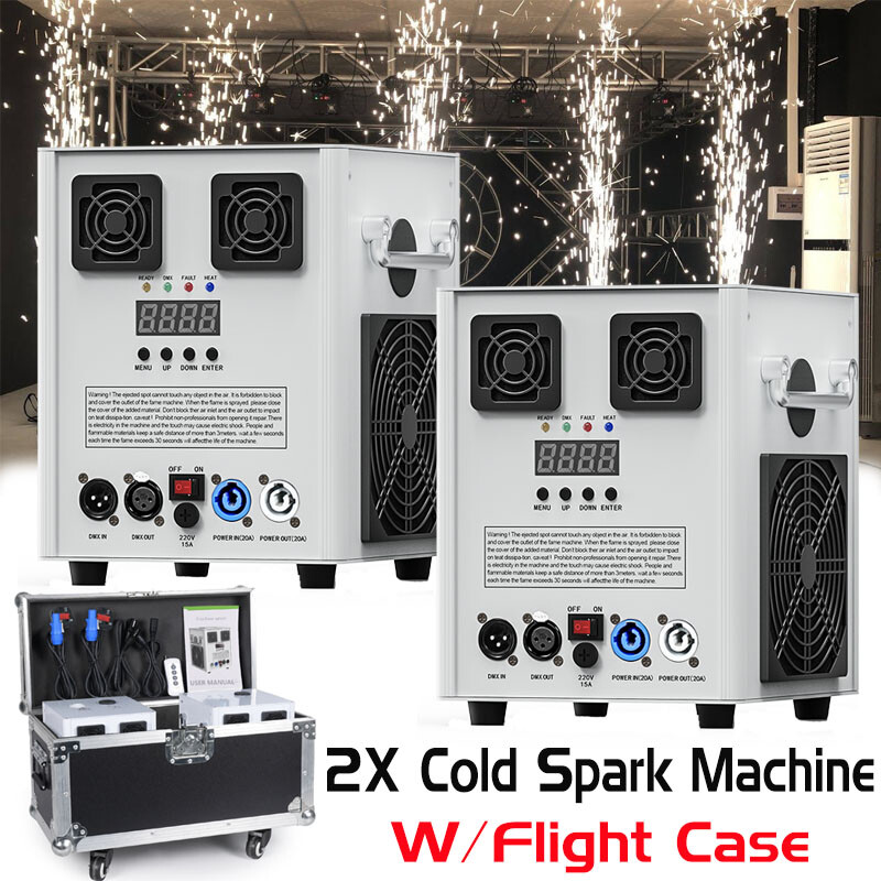 700W Cold Spark Machine Firework Machine Stage Effect DJ Show Wedding & Remote